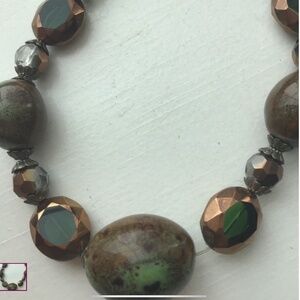 New necklace natural rocks